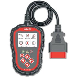 IGOODS OBD2 Scanner - OBD2 Scanner voor Auto - Storing Zoeken - Diagnosecomputer - Uitleesapparatuur - Plug & Play - Zwart