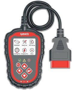 IGOODS OBD2 Scanner - OBD2 Scanner voor Auto - Storing Zoeken - Diagnosecomputer - Uitleesapparatuur - Plug & Play - Zwart
