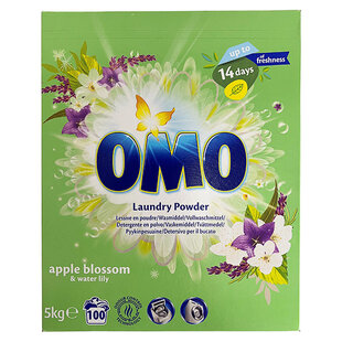 Omo Apple Blossom & Water Lily Waspoeder - 100 Wasbeurten
