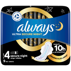 Always Maandverband - Ultra Secure Night - Maat 4 - 9st