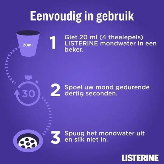 Listerine Listerine Mondwater Advanced White - Mildere Smaak - 500ml