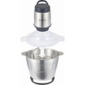 Royalty Line Royalty Line® MCE600 Elektrische Hakmolen - Groentesnijder - 3 Liter Kom XL - Chopper - RVS - 2 Snelheden - 600W - Foodprocessor Met RVS Kom - Mandoline - Hakmolen Elektrisch - RVS