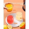 Royalty Line Royalty Line® CPE85 Citruspers Electrisch - Sinaasappelpers Elektrisch - Citrusjuicer Met 2 Perskegels - Citroenpers - RVS / Zwart