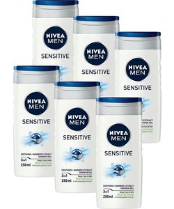 Nivea Douchegel - Sensitive - 6 x 250ml