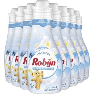 Robijn Jasmijn & Sandelhout Wasverzachter - 240 wasbeurten - 8 x 750ml - Voordeelverpakking - Robijn wasverzachter