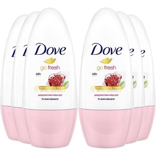 Dove Roller Women Go Fresh Pomegrate - 6 x 50ml