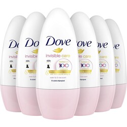 Dove Roller - Invisible Care - 6 x 50ml