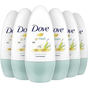 Dove Roller - Pear & Aloe Vera - 6 x 50 ml