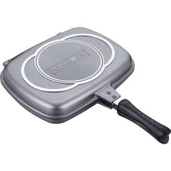 Royalty line Dubbele grillpan 28 cm - zilver