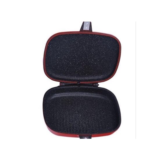 Royalty line Dubbele grillpan 28 cm - zilver