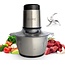 Royalty Line® MCE300 Elektrische Hakmolen - Groentesnijder - 1.8 Liter Kom XL - Chopper - 2 Snelheden - 300W Foodprocessor - RVS