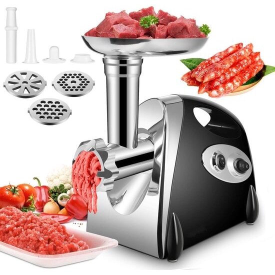 Royalty Line vleesmolen - zwart - 500W