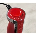 Royalty Line® ESMS800 Staafmixer - 3 in 1 Staafmixer Set - 800W - RVS - Hakmolen - Blender - Handmixer - Garde Met Snelheidsinstellingen - RVS / Rood