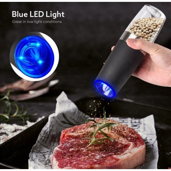 Igoods Igoods Peper- & Zoutstellen - Pepermolen - Kruidenmolen - Zoutmolen - Keukengerei Set - 2 Stuks