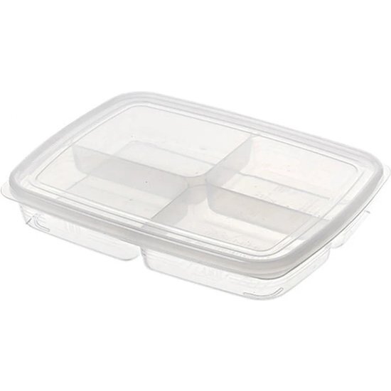 Igoods Igoods Voedsel Opbergdoos - 4 Vakjes - Handig - Compact