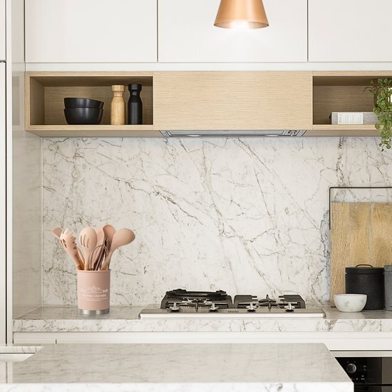 Igoods Igoods Keukengerei Set - 13-delige Kookgerei Set - Met Houder - Siliconen - Roze