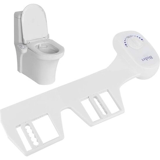 Igoods Igoods Bidet - Handdouche - Toilet Sproeier- Shattaf - Bidet Sproeier - Bespaar Toiletpapier - Wit