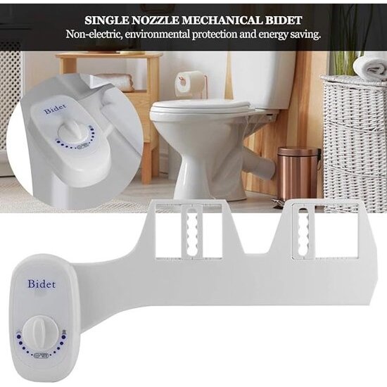 Igoods Igoods Bidet - Handdouche - Toilet Sproeier- Shattaf - Bidet Sproeier - Bespaar Toiletpapier - Wit