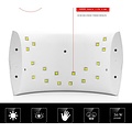 Igoods Igoods Nagellamp - 36W/18LEDS - Nagellamp LED UV Lamp voor Nagels - Geschikt voor Gelnagels en Gelpolish - UV Nageldroger - Met 30 en 60 Seconden Timer - Wit