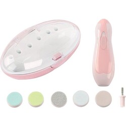 IGOODS Electrische Baby nagelset - Baby NagelKnipper & Nageltrimmer - veilig en zacht - voor baby en volwassenen - ultra stil (slapend knippen) - draadloos - Pink