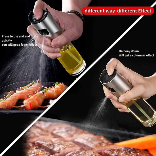 Igoods Igoods Olijfolie Sprayer - Oliefles - Fles Verstuiver - Keukengerei - Cooking Spray - Bakspray - Accessoires Voor De Keuken - Lekvrij - RVS