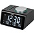 Igoods IGOODS - Wekkerradio - Digitale wekker - Snooze/slaap-functie - Met dimbaar display - Dual USB