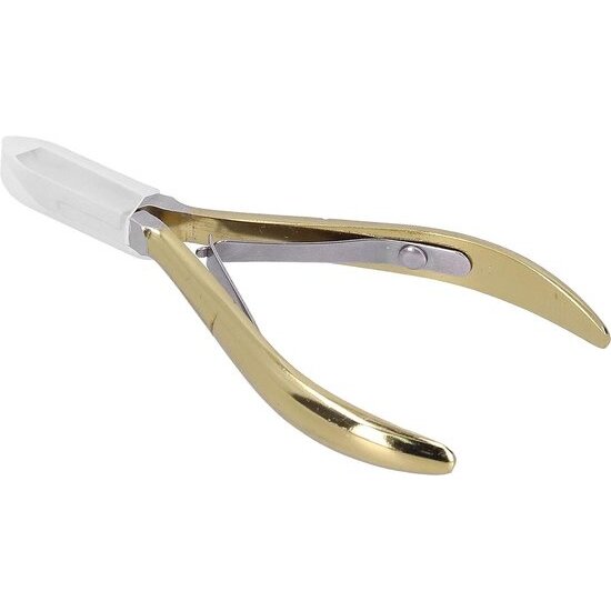 Igoods Igoods Nagelriemtang - Huidtang - Dode Huid - Nagelriemschaar - Nagelriemknipper - Met Beschermdop - Goudkleurig