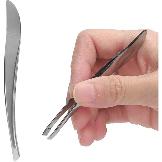 Igoods Igoods Pincet - Wenkbrauwen - Tekenverwijderaar - Epileren - Gezichtshaarverwijderaar - RVS