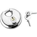 Igoods Igoods Discus Slot - Hangslot - RVS - Ø 60mm - 2 Sleutels
