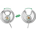 Igoods Igoods Discus Slot - Hangslot - RVS - Ø 60mm - 2 Sleutels