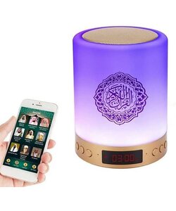 Igoods Koran Speaker - Quran Speaker - Draadloze speakers - Smart Speakers - Quran lamp - Led Lamp Touch - Afstandsbediening - 40 Hadith - Met App