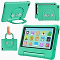 Igoods Igoods Kindertablet – Kids Tablet met Beschermhoes – 3GB RAM – 32GB Opslag – 7 Inch Display – Android 13 Kids – Ouderlijk Toezicht - Groen