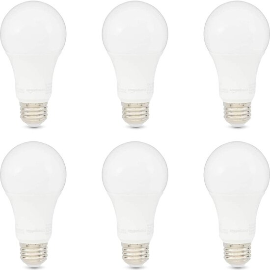 Igoods Imtex WIT Led Gloeilamp 25000 uur- 12W LED - LED Lamp Warm Wit - 6500K E27 - 6 STUKS