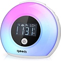 Igoods Igoods Wake Up Light Wekker - Digitale Wekker - Lichtwekker - Wekker Met Lichtprojectie - Compatibel Met Smartphone