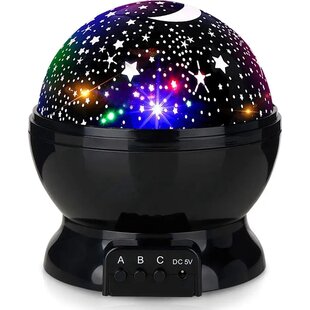 Igoods Sterren Projector - Sterrenhemel Projectie voor Kinderen - feestverlichting - Galaxy projector - LED - Zwart