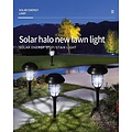Igoods Igoods Solar Tuinverlichting Lantaarn - Verlichting op Zonne-energie - Sfeerverlichting - LED Prikspots Voor Buiten - Groene Energie - Waterbestendig - Tuinfakkels - 6 Stuks