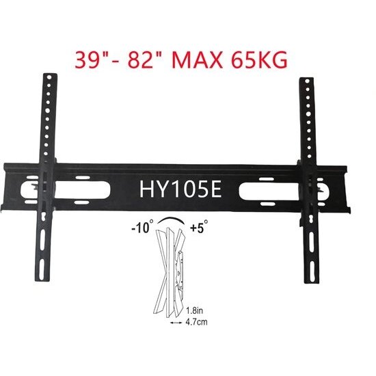 Igoods Igoods TV Muurbeugel - Draaibare TV Beugel - Tv's van 39 - 82 Inch - Maximaal 65KG - Universeel