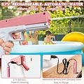 Igoods Igoods Waterpistool - Automatische Waterpistool - Watergun - Elektrische waterpistool - Lekvrij - Hogedruk - Roze