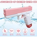 Igoods Igoods Waterpistool - Automatische Waterpistool - Watergun - Elektrische waterpistool - Lekvrij - Hogedruk - Roze