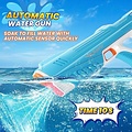 Igoods Igoods Waterpistool - Elektrische Waterpistool - Automatische Waterpistool - Watergun - Schiet Automatisch - Vult Automatisch - Zomer - Buitenspeelgoed - Blauw