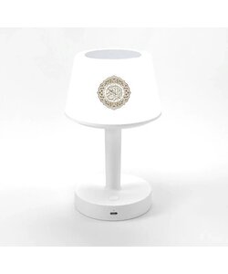 Igoods Koran Lamp - Koran Speaker - Burealamp - Meerdere Kleuren - USB - Draadloos - Oplaadbaar - Koran luisteren - Quran - Bluetooth - Wit