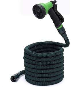 Igoods Rekbare Tuinslang 30 Meter - Tuinsproeier - Spuitpistool - Waterslang Elastisch - Tuinslang Flexibel - Tuin Besproeien - Sproeikop Met 7 Standen - Garden Hose