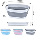 Igoods Igoods Wasmand - Opvouwbare Siliconen Wasmand - Ruimtebesparende Wasmand - Met Handvaten - 24L
