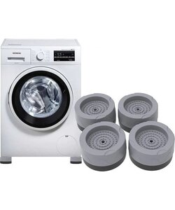 Igoods Wasmachine Trillingsdemper – Set van 4 stuks – Wasmachine Geluidsdemper – Antislip rubbe– Antislipmat