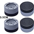 Igoods Igoods Wasmachine Trillingsdemper – Set van 4 stuks – Wasmachine Geluidsdemper – Antislip rubbe– Antislipmat