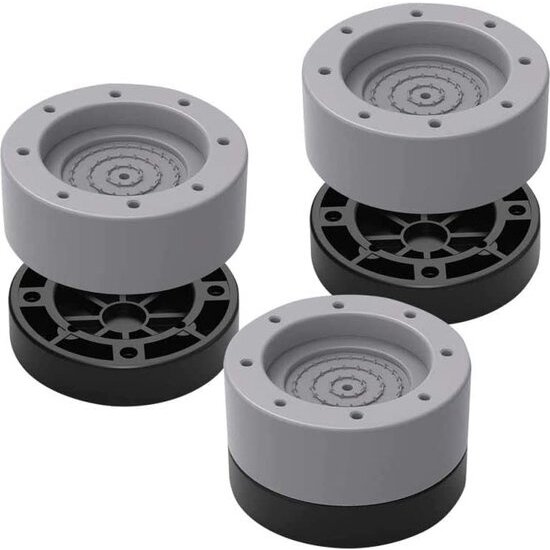 Igoods Igoods Wasmachine Trillingsdemper – Set van 4 stuks – Wasmachine Geluidsdemper – Antislip rubbe– Antislipmat