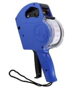 Igoods prijstang inclusief prijs, rol en inkt - Blauw