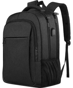 Igoods Rugzak - 15,6 inch - Laptop Rugtas - Waterafstotend - 28L - Zwart