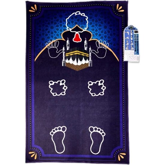 Igoods Igoods Elektronisch Gebedskleed - Leren Bidden Voor Kinderen - Inclusief Qibla - Gebedsmat Met Smart Panel - Paars