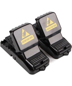 Igoods Muizenvallen - Muizenval - Muizenklem - Mouse trap - Voor binnen en buiten - Ongediertebestrijding - 2 STUKS